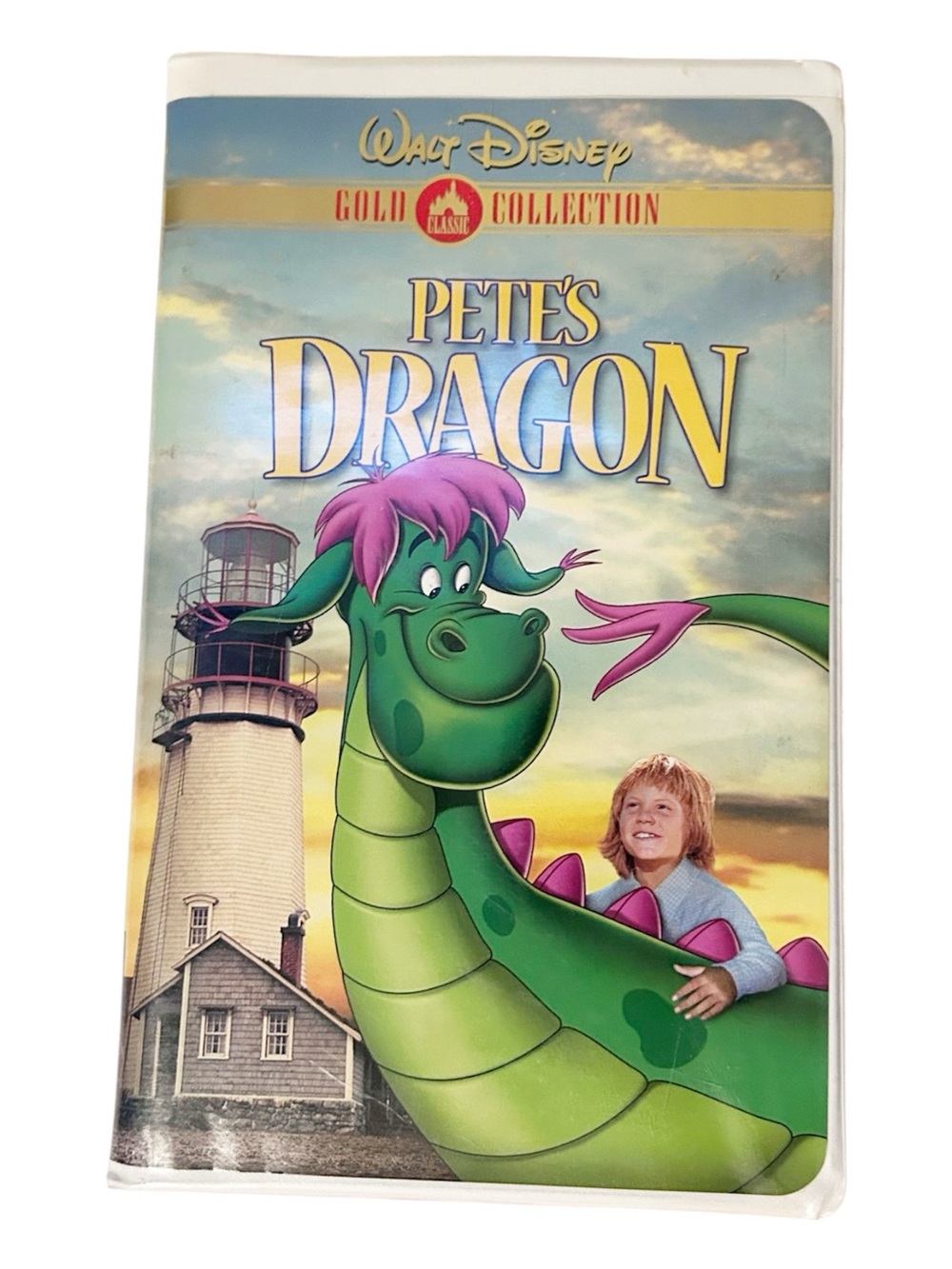 Walt Disney VHS Tape Gold Collection Pete’s Dragon Nostalgic Clam Shell Case